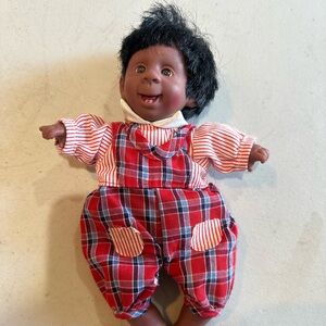 Plaid Red and Blue Doll Outfit